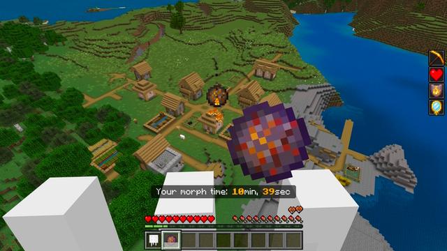 Screenshot of the Minecraft Bedrock Marketplace product Morphs++ created by Doctor Benx.