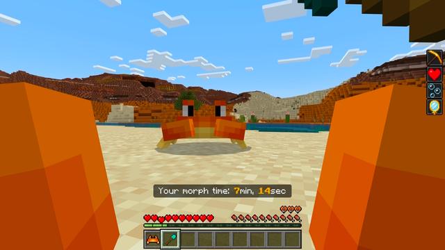 Screenshot of the Minecraft Bedrock Marketplace product Morphs++ created by Doctor Benx.