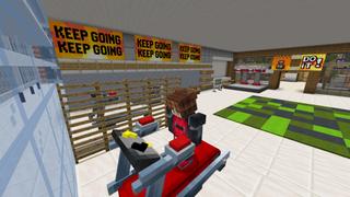 Screenshot of the Minecraft Bedrock Marketplace product Muscle Tycoon created by Doctor Benx.
