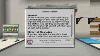 Screenshot of the Minecraft Bedrock Marketplace product Muscle Tycoon created by Doctor Benx.