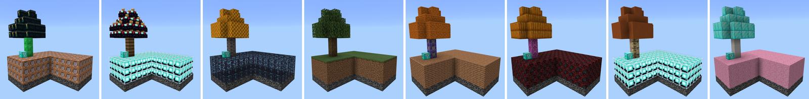 Panorama of the Minecraft Bedrock Marketplace product RANDOM SKYBLOCK created by Doctor Benx.
