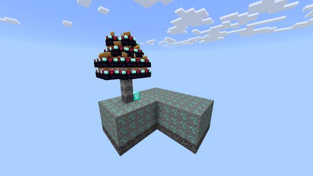 Screenshot of the Minecraft Bedrock Marketplace product RANDOM SKYBLOCK created by Doctor Benx.