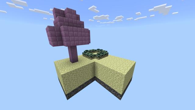 Screenshot of the Minecraft Bedrock Marketplace product RANDOM SKYBLOCK created by Doctor Benx.