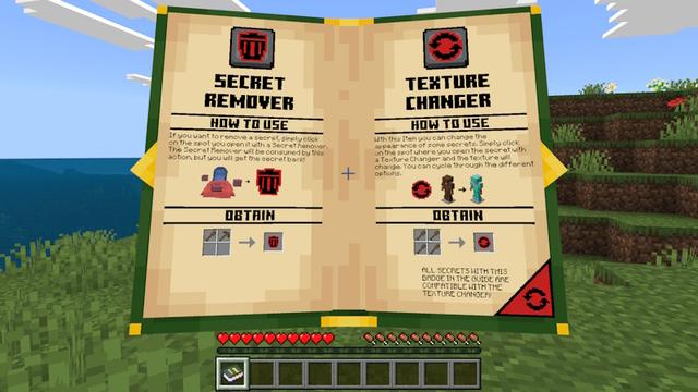 Screenshot of the Minecraft Bedrock Marketplace product Secret Base++ created by Doctor Benx.
