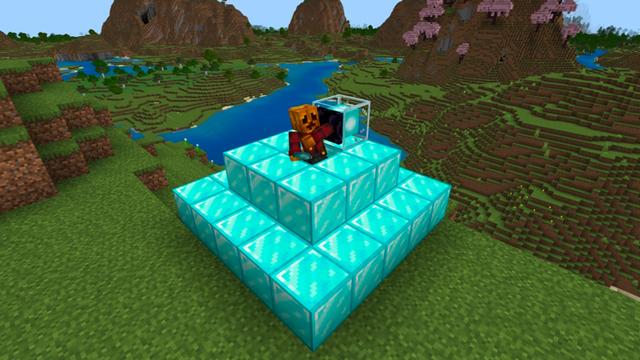 Screenshot of the Minecraft Bedrock Marketplace product Secret Base++ created by Doctor Benx.