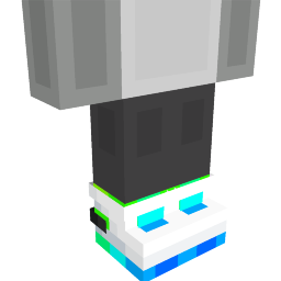Thumbnail of the Minecraft Bedrock Marketplace product White Tech Sneakers created by Doctor Benx.
