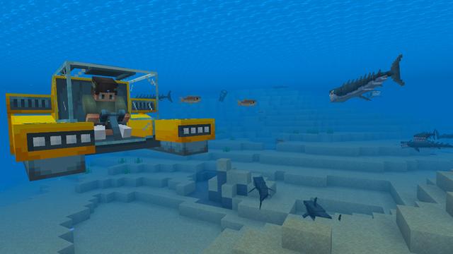 Screenshot of the Minecraft Bedrock Marketplace product 100 Days Raft Survival created by Dodo Studios.