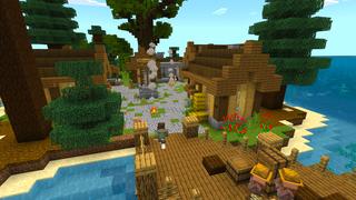 Screenshot of the Minecraft Bedrock Marketplace product 100 Days Raft Survival created by Dodo Studios.