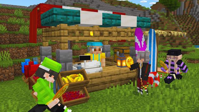 Screenshot of the Minecraft Bedrock Marketplace product más de 400 muebles Add-On created by Dodo Studios.