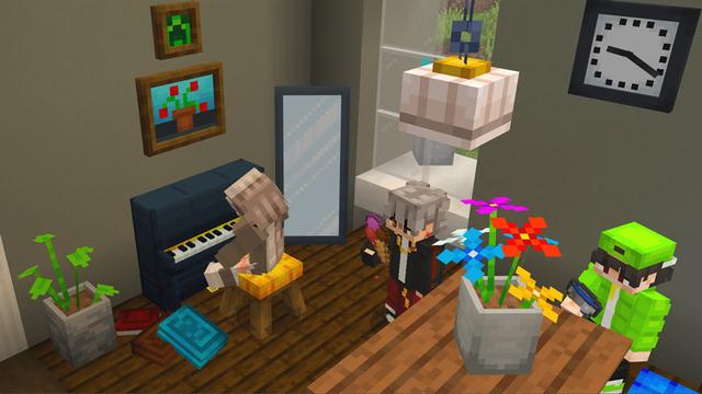 Screenshot of the Minecraft Bedrock Marketplace product más de 400 muebles Add-On created by Dodo Studios.
