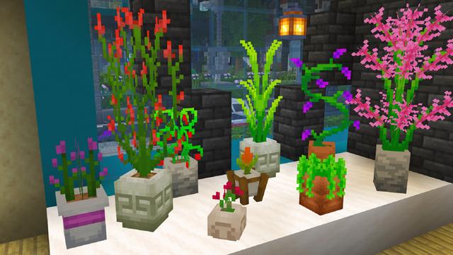 Screenshot of the Minecraft Bedrock Marketplace product más de 400 muebles Add-On created by Dodo Studios.