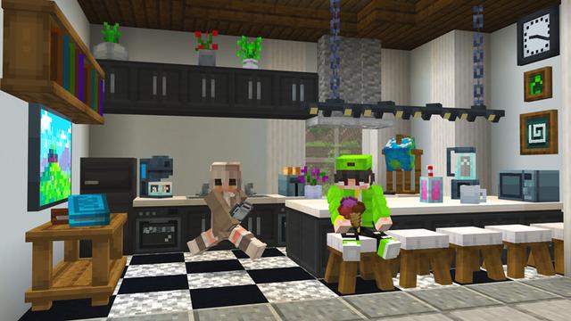 Screenshot of the Minecraft Bedrock Marketplace product más de 400 muebles Add-On created by Dodo Studios.