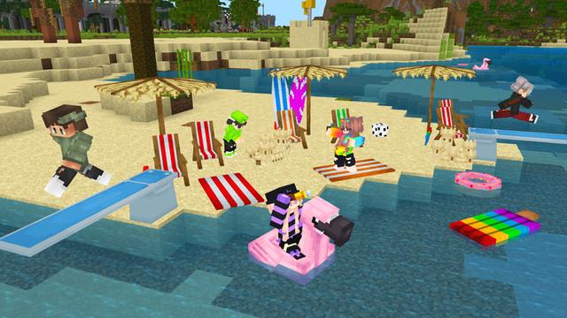 Screenshot of the Minecraft Bedrock Marketplace product más de 400 muebles Add-On created by Dodo Studios.