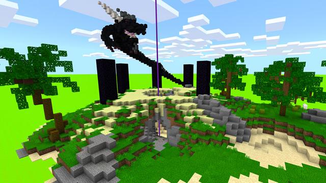 Screenshot of the Minecraft Bedrock Marketplace product Acid Island Classic created by Dodo Studios.