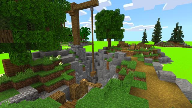 Screenshot of the Minecraft Bedrock Marketplace product Acid Island Classic created by Dodo Studios.