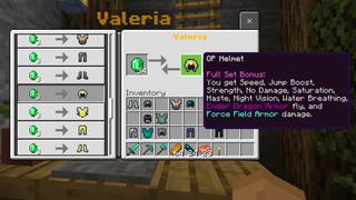 Screenshot of the Minecraft Bedrock Marketplace product ARMOR++ Pack created by Dodo Studios.