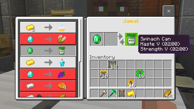 Screenshot of the Minecraft Bedrock Marketplace product Automatic Miners created by Dodo Studios.