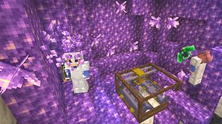 Screenshot of the Minecraft Bedrock Marketplace product Automatic Miners created by Dodo Studios.