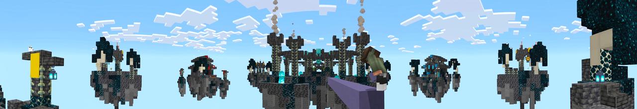 Panorama of the Minecraft Bedrock Marketplace product Bed Wars created by Dodo Studios.