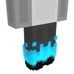 Thumbnail of the Minecraft Bedrock Marketplace product Blue Fire Shoes created by Dodo Studios.