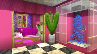 Screenshot of the Minecraft Bedrock Marketplace product Blue vs Pink Secret Base created by Dodo Studios.