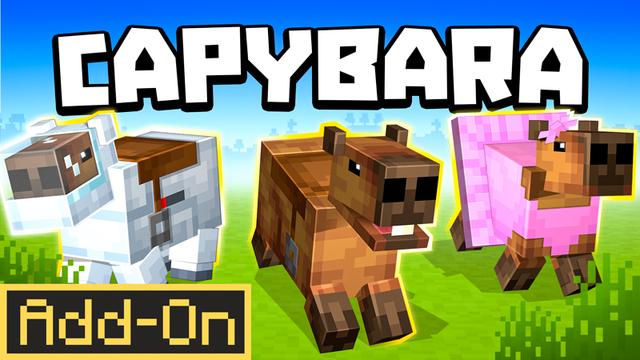 Thumbnail of the Minecraft Bedrock Marketplace product Capybara Add-On created by Dodo Studios.