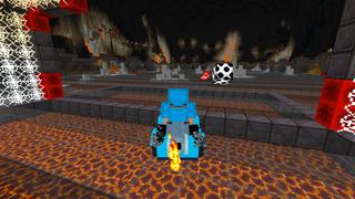 Screenshot of the Minecraft Bedrock Marketplace product Car Soccer created by Dodo Studios.