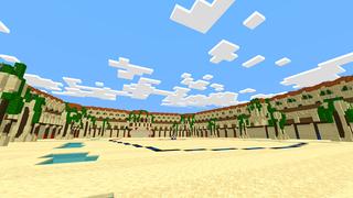 Screenshot of the Minecraft Bedrock Marketplace product Car Soccer created by Dodo Studios.