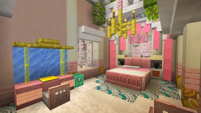 Screenshot of the Minecraft Bedrock Marketplace product Cherry Blossom House created by Dodo Studios.
