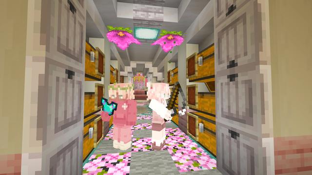 Screenshot of the Minecraft Bedrock Marketplace product Cherry Blossom House created by Dodo Studios.