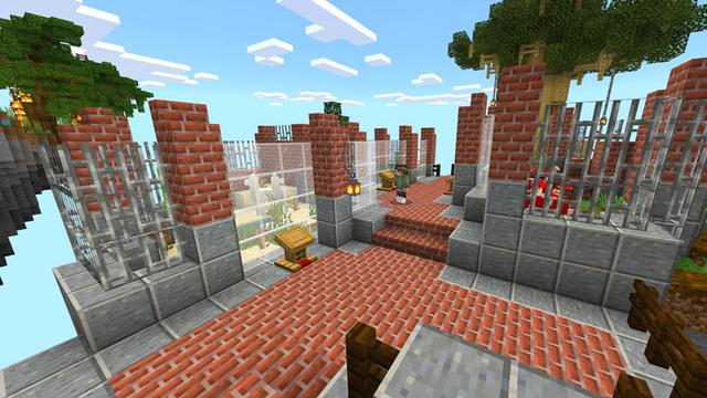 Screenshot of the Minecraft Bedrock Marketplace product City Skyblock created by Dodo Studios.