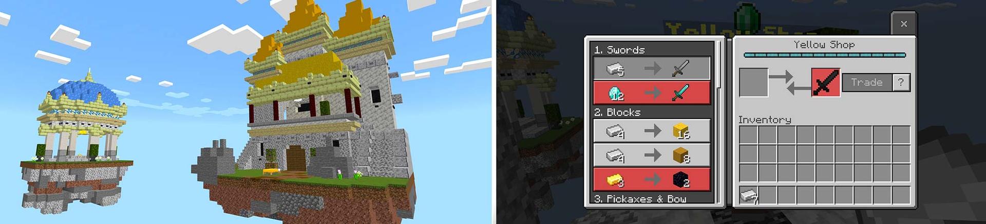 Panorama of the Minecraft Bedrock Marketplace product Classic Bed Wars created by Dodo Studios.