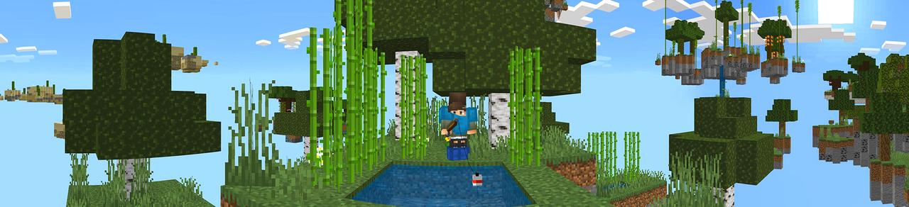 Panorama of the Minecraft Bedrock Marketplace product Classic Skyblock created by Dodo Studios.