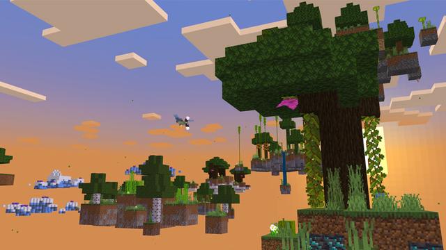 Screenshot of the Minecraft Bedrock Marketplace product Classic Skyblock created by Dodo Studios.