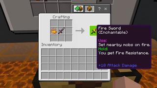 Screenshot of the Minecraft Bedrock Marketplace product Combine Weapons created by Dodo Studios.