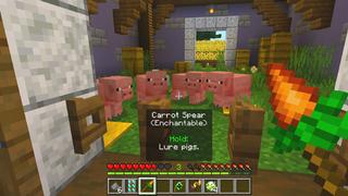 Screenshot of the Minecraft Bedrock Marketplace product Combine Weapons created by Dodo Studios.