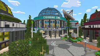 Screenshot of the Minecraft Bedrock Marketplace product Combine Weapons created by Dodo Studios.