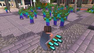 Screenshot of the Minecraft Bedrock Marketplace product Combine Weapons created by Dodo Studios.