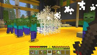 Screenshot of the Minecraft Bedrock Marketplace product Combine Weapons created by Dodo Studios.