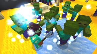 Screenshot of the Minecraft Bedrock Marketplace product Combine Weapons created by Dodo Studios.