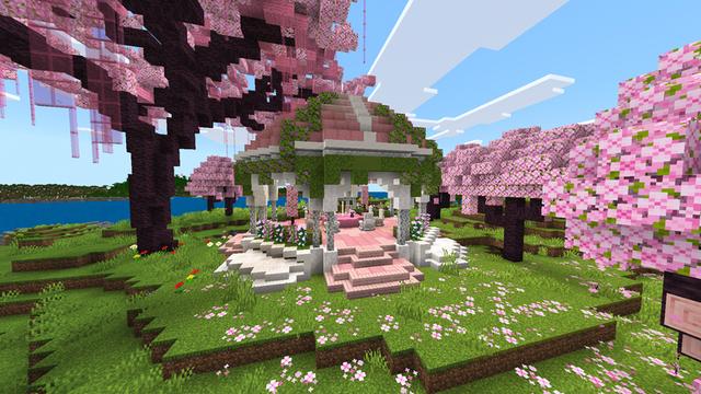 Screenshot of the Minecraft Bedrock Marketplace product Craftable Builds Add-On created by Dodo Studios.