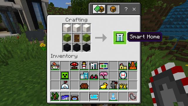 Screenshot of the Minecraft Bedrock Marketplace product Craftable Builds Add-On created by Dodo Studios.