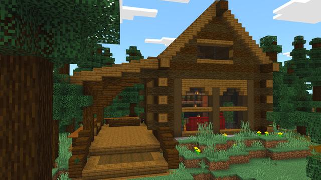 Screenshot of the Minecraft Bedrock Marketplace product Craftable Builds Add-On created by Dodo Studios.