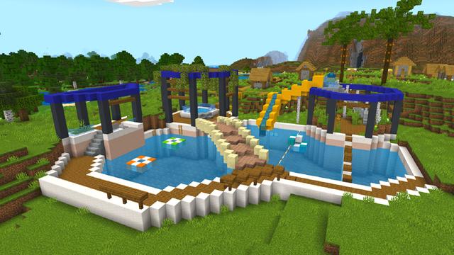 Screenshot of the Minecraft Bedrock Marketplace product Craftable Builds Add-On created by Dodo Studios.