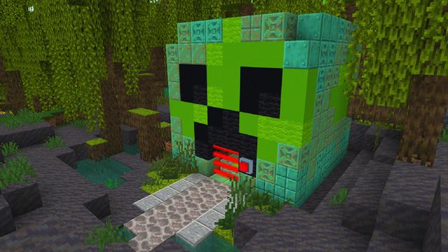 Screenshot of the Minecraft Bedrock Marketplace product Craftable Builds Add-On created by Dodo Studios.