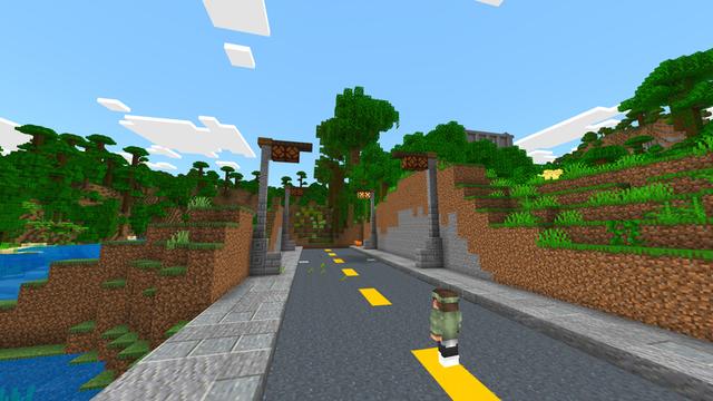 Screenshot of the Minecraft Bedrock Marketplace product Craftable City created by Dodo Studios.