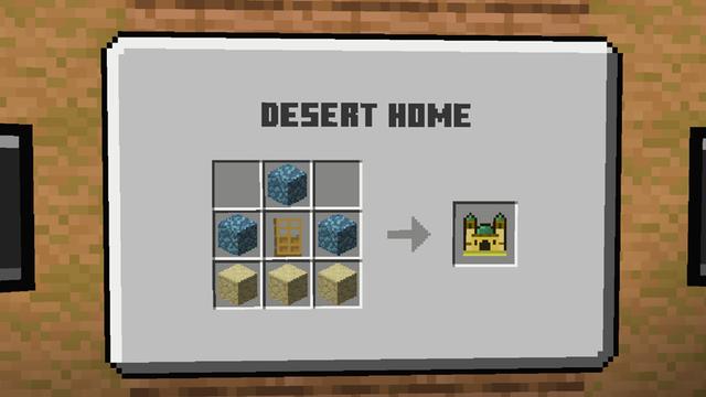 Screenshot of the Minecraft Bedrock Marketplace product Craftable Homes created by Dodo Studios.