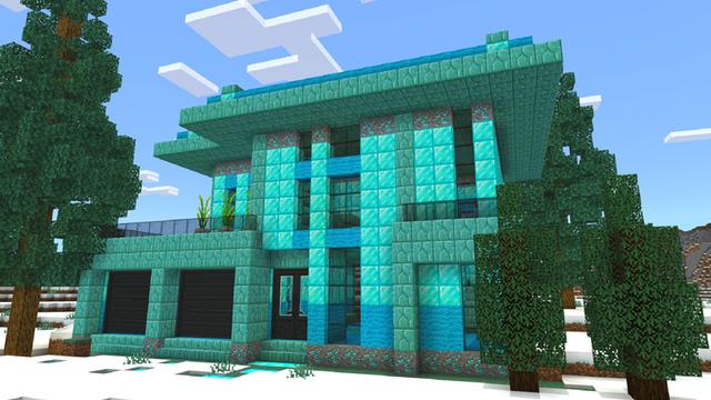 Screenshot of the Minecraft Bedrock Marketplace product Craftable Mansions created by Dodo Studios.
