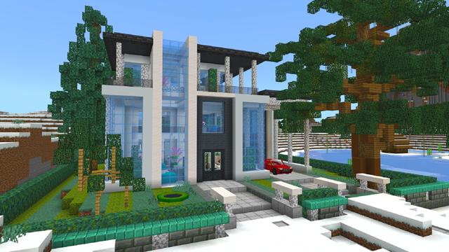 Screenshot of the Minecraft Bedrock Marketplace product Craftable Mansions created by Dodo Studios.