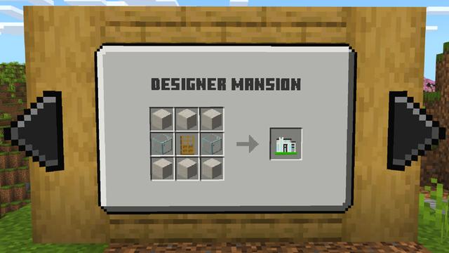 Screenshot of the Minecraft Bedrock Marketplace product Craftable Mansions created by Dodo Studios.